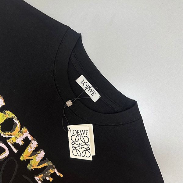 絶対欲しい！ロエベ コットン アナグラム 半袖 Tシャツ loc41817